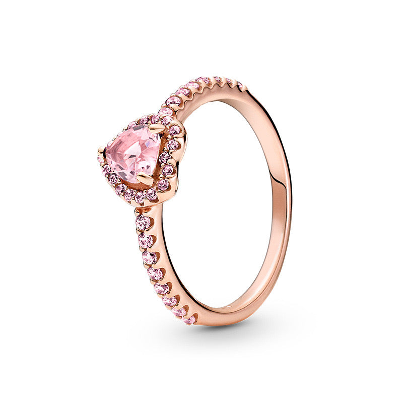 Elevated Heart Ring