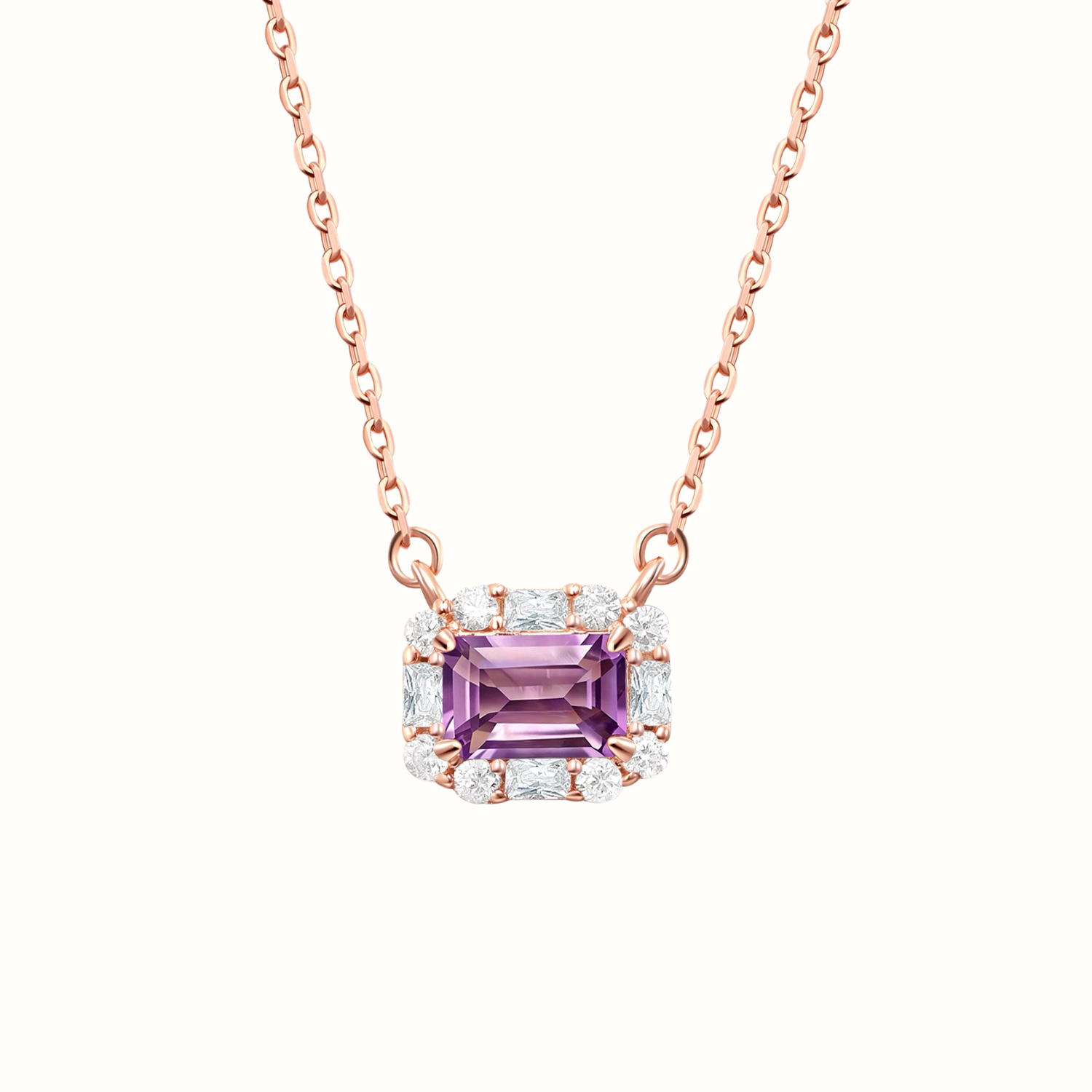 Natural Amethyst Yanna Necklace
