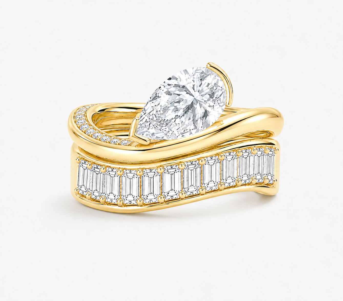Oval Love Stackingring