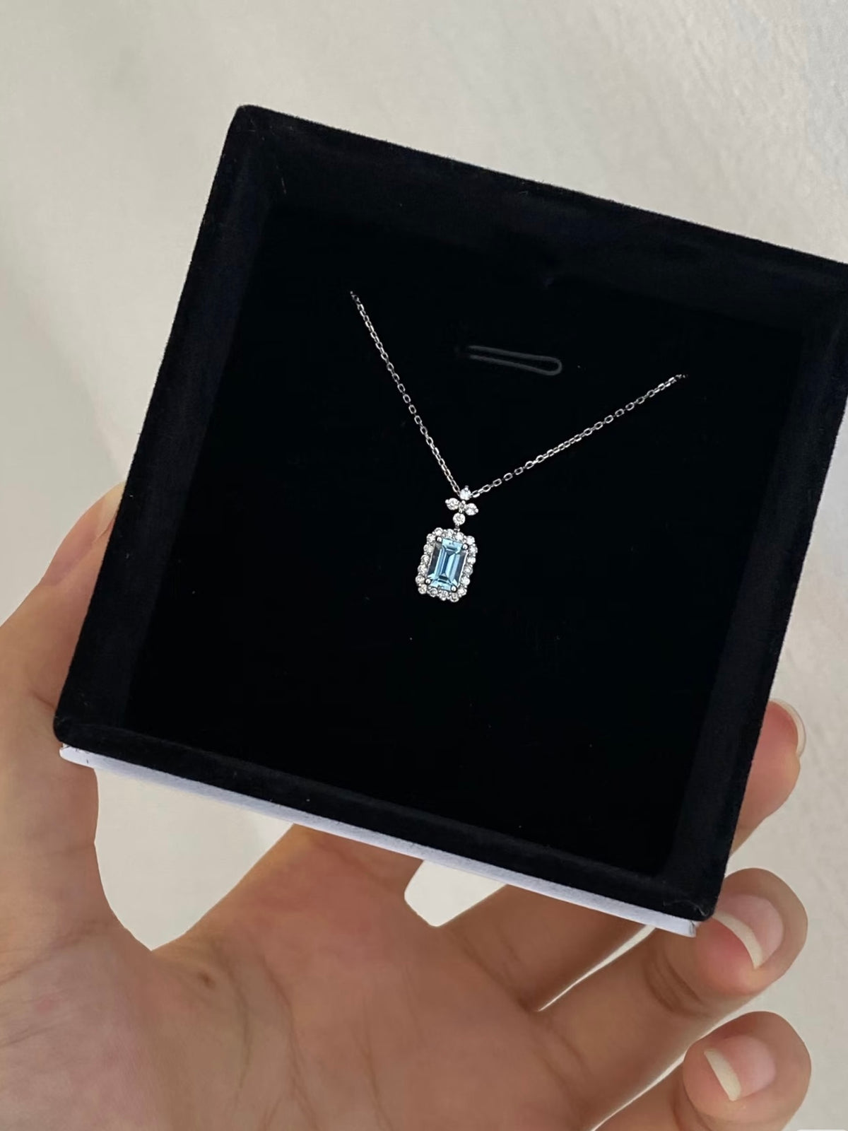 Celeste Blue Topaz Necklace