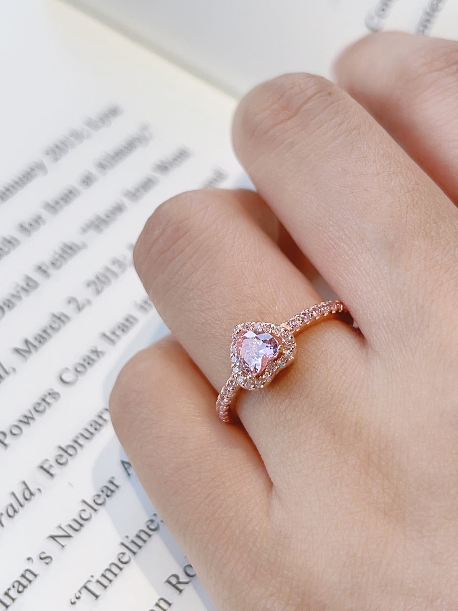 Elevated Heart Ring