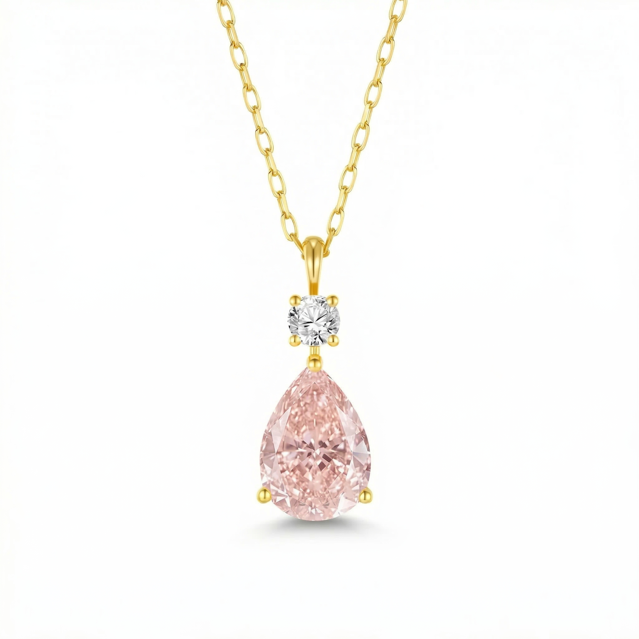 Pink Diamond Necklace