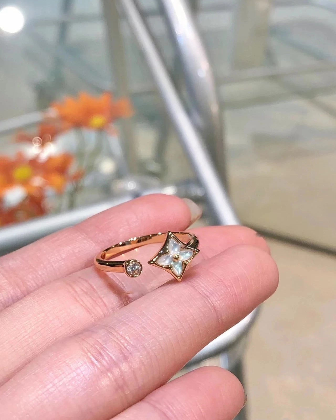 Clover Open Ring