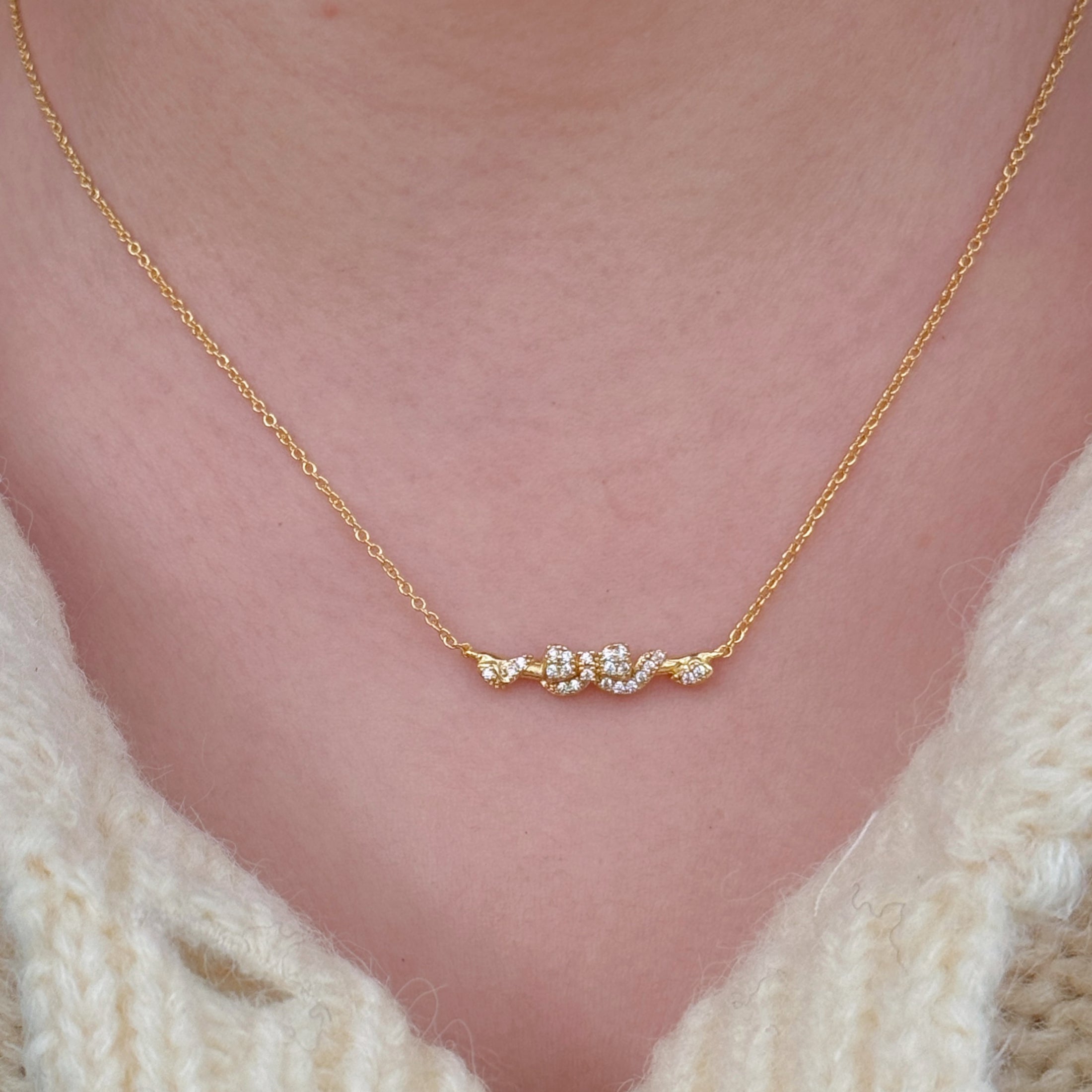 Aurora Bow Necklace