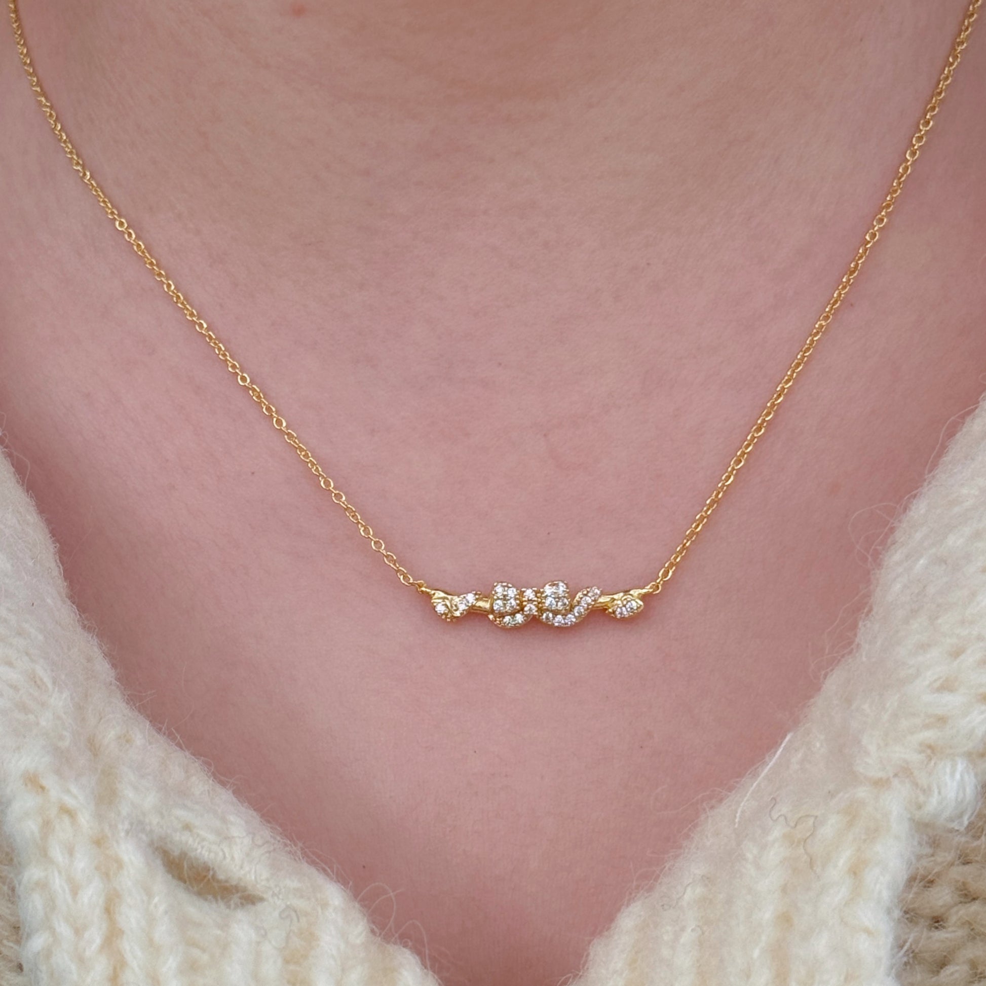 Aurora Bow Necklace