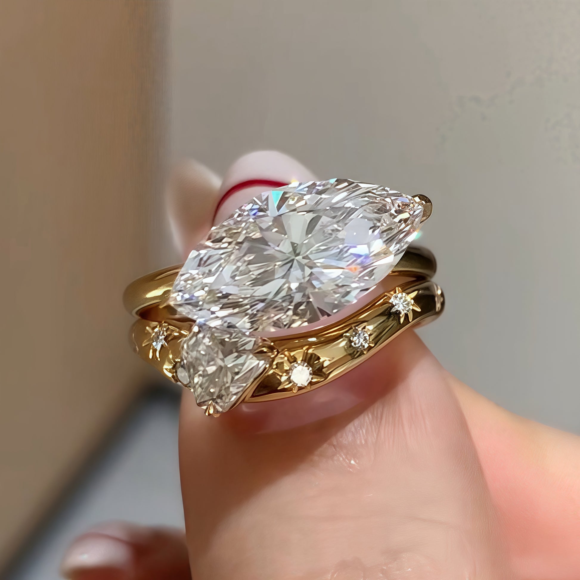 Marquise Love Stackingring