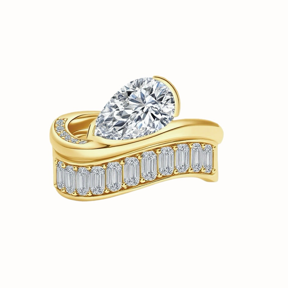 Oval Love Stackingring