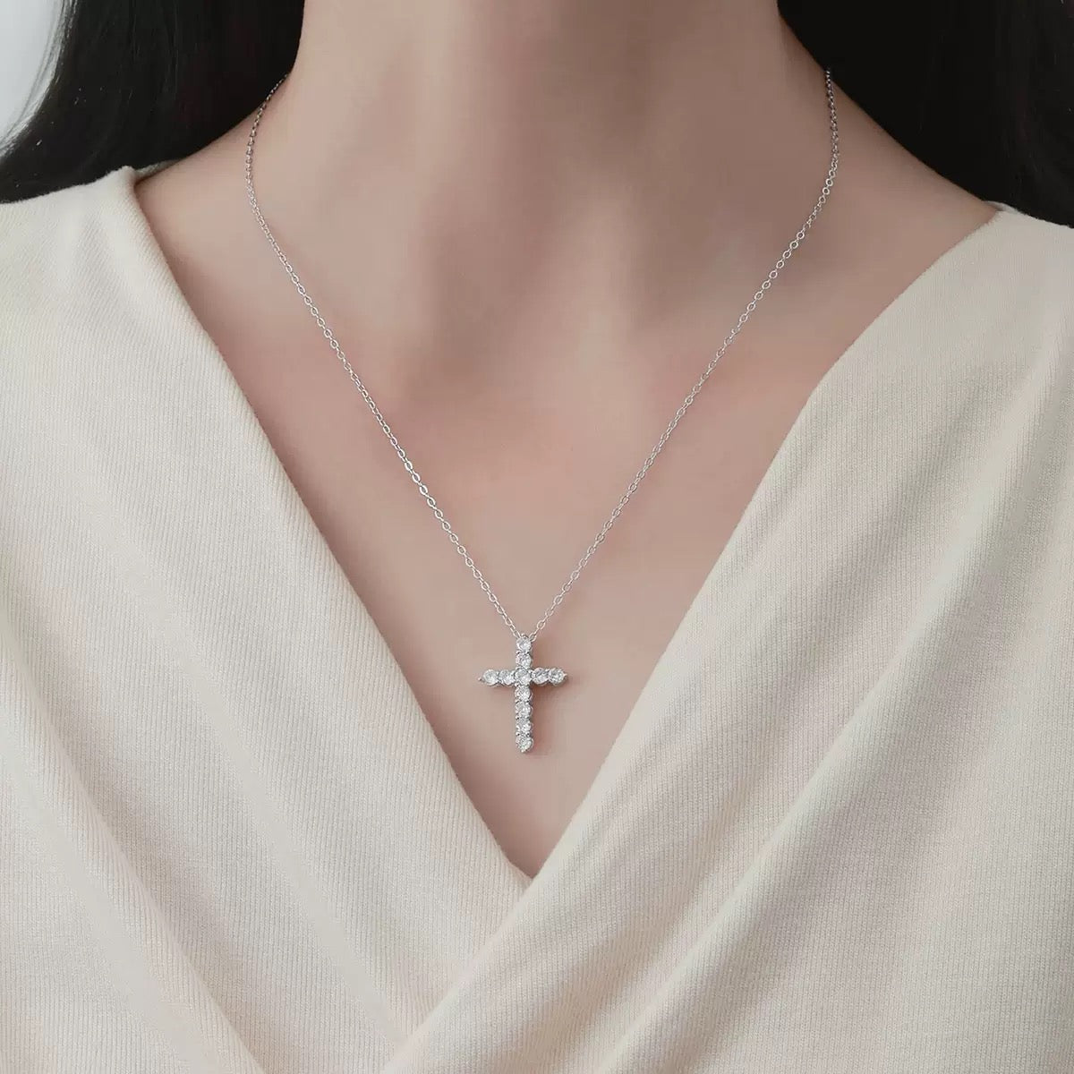 Diamond Cross Necklace
