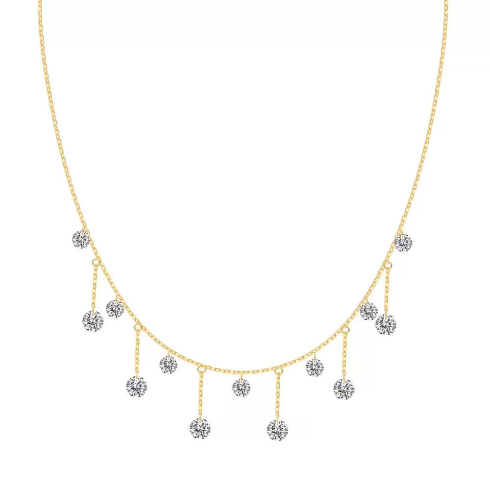 Princess Diamond Necklace