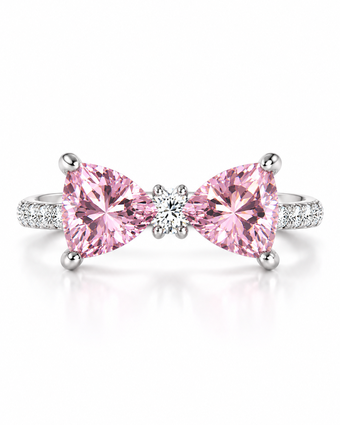 Pink Bow Ring Collection