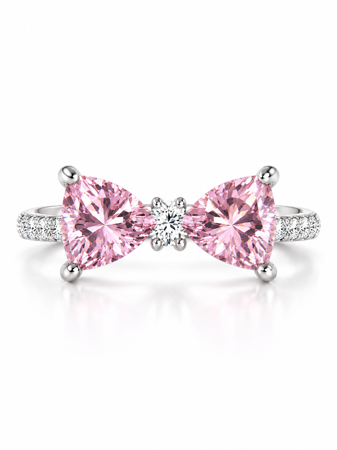 Pink Bow Ring Collection