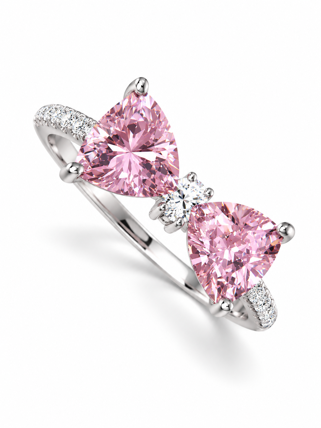 Pink Bow Ring Collection