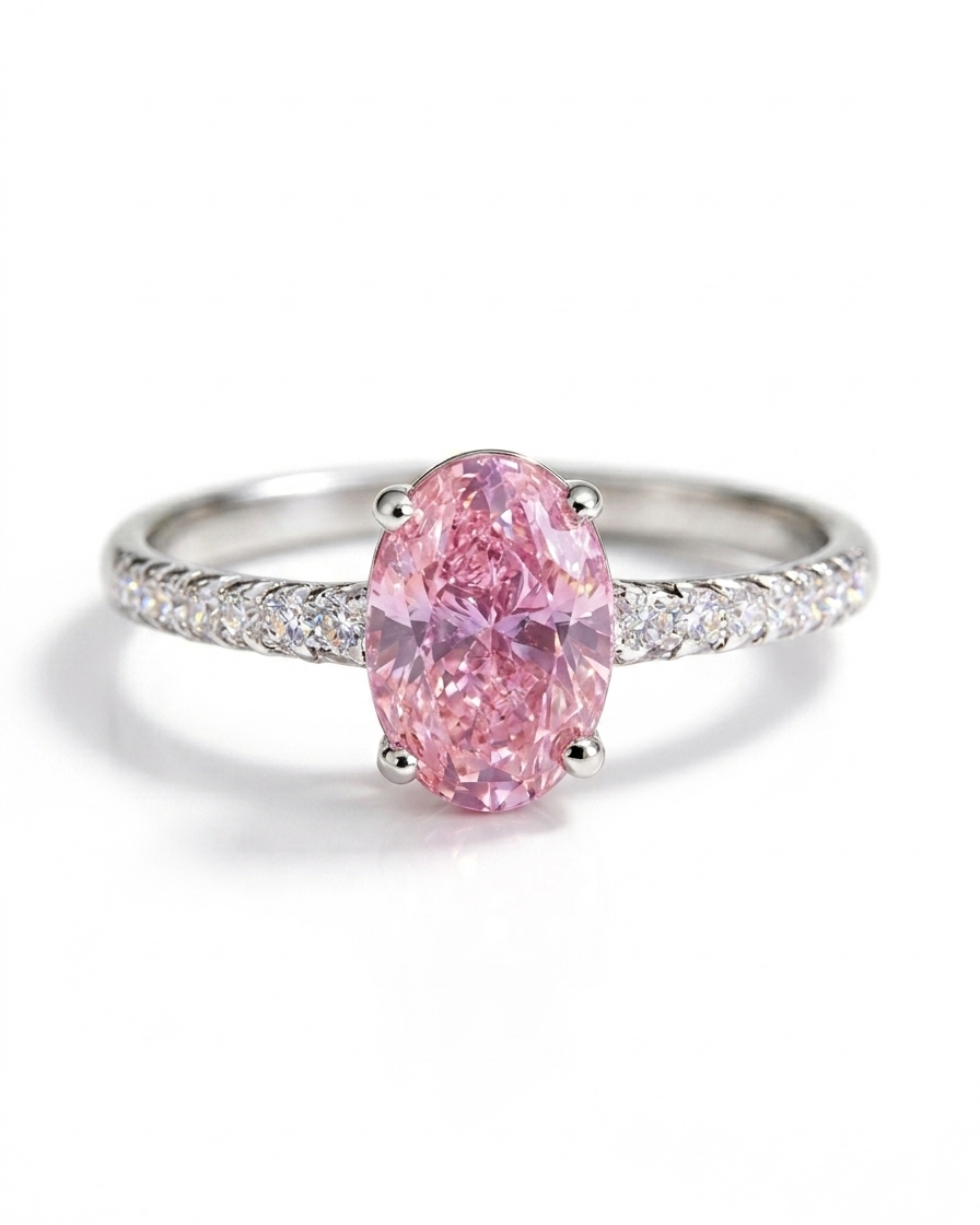 Pink Diamond Ring