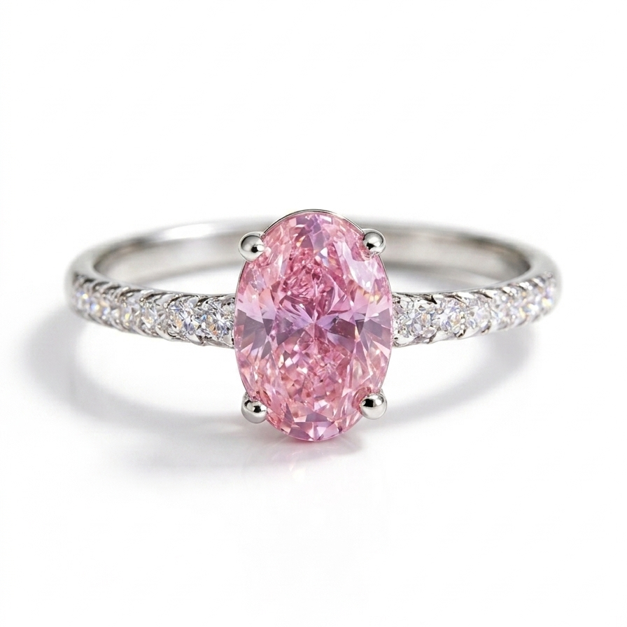 Pink Diamond Ring