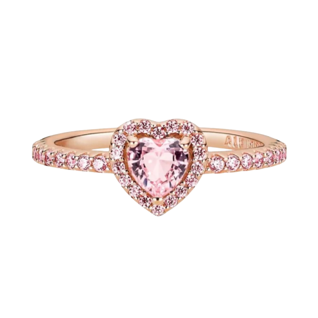 Elevated Heart Ring