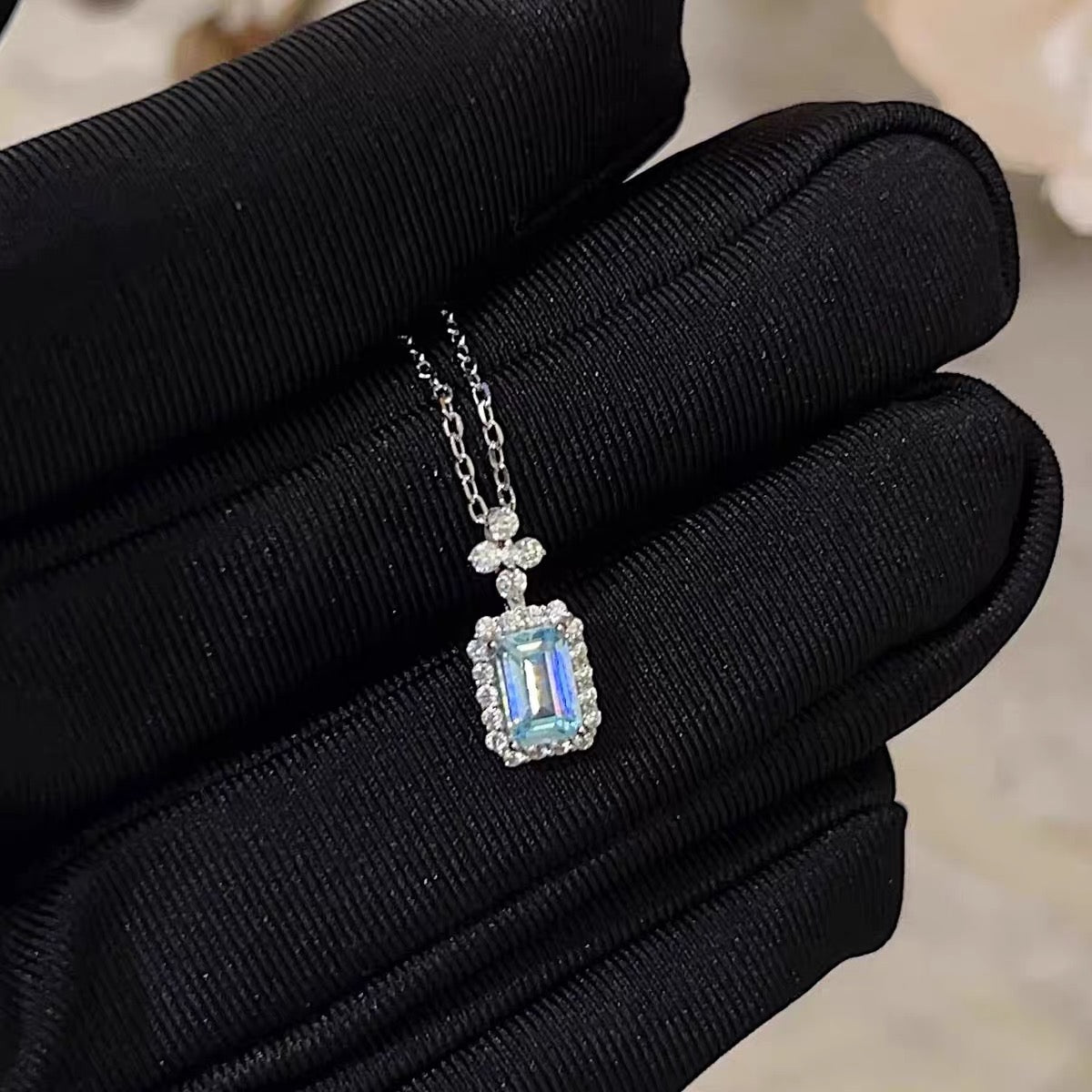 Celeste Blue Topaz Necklace