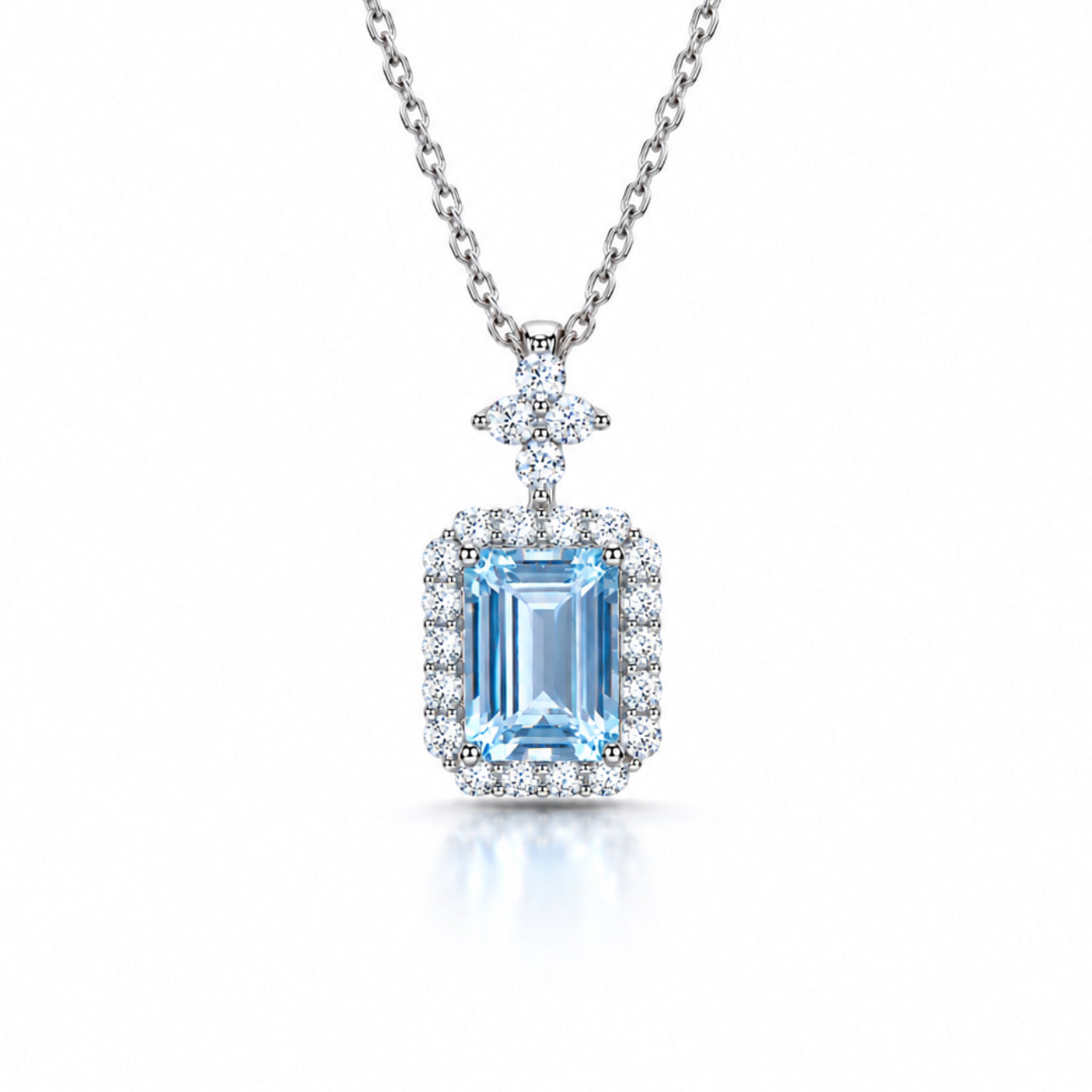 Celeste Blue Topaz Necklace