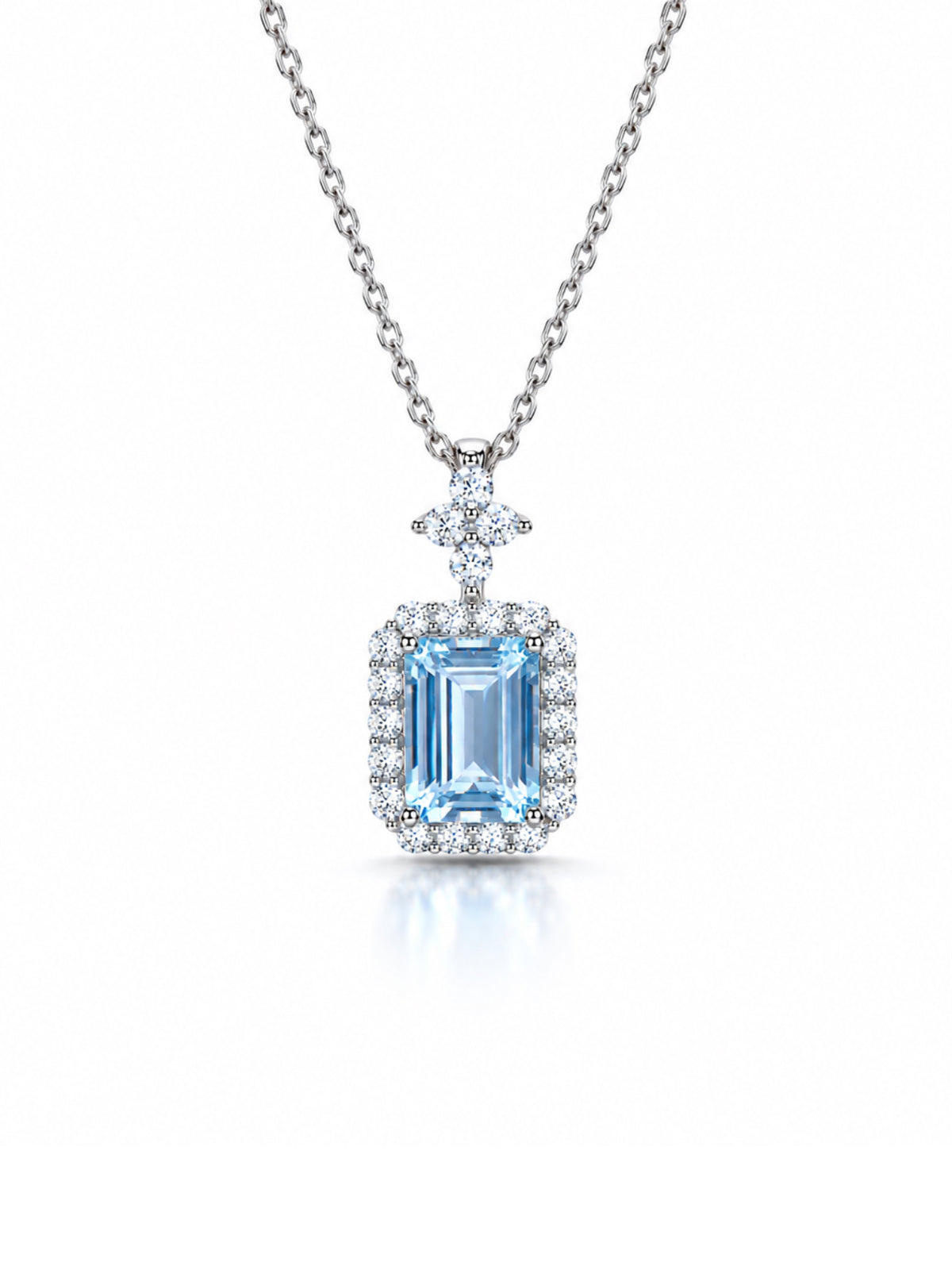Celeste Blue Topaz Necklace