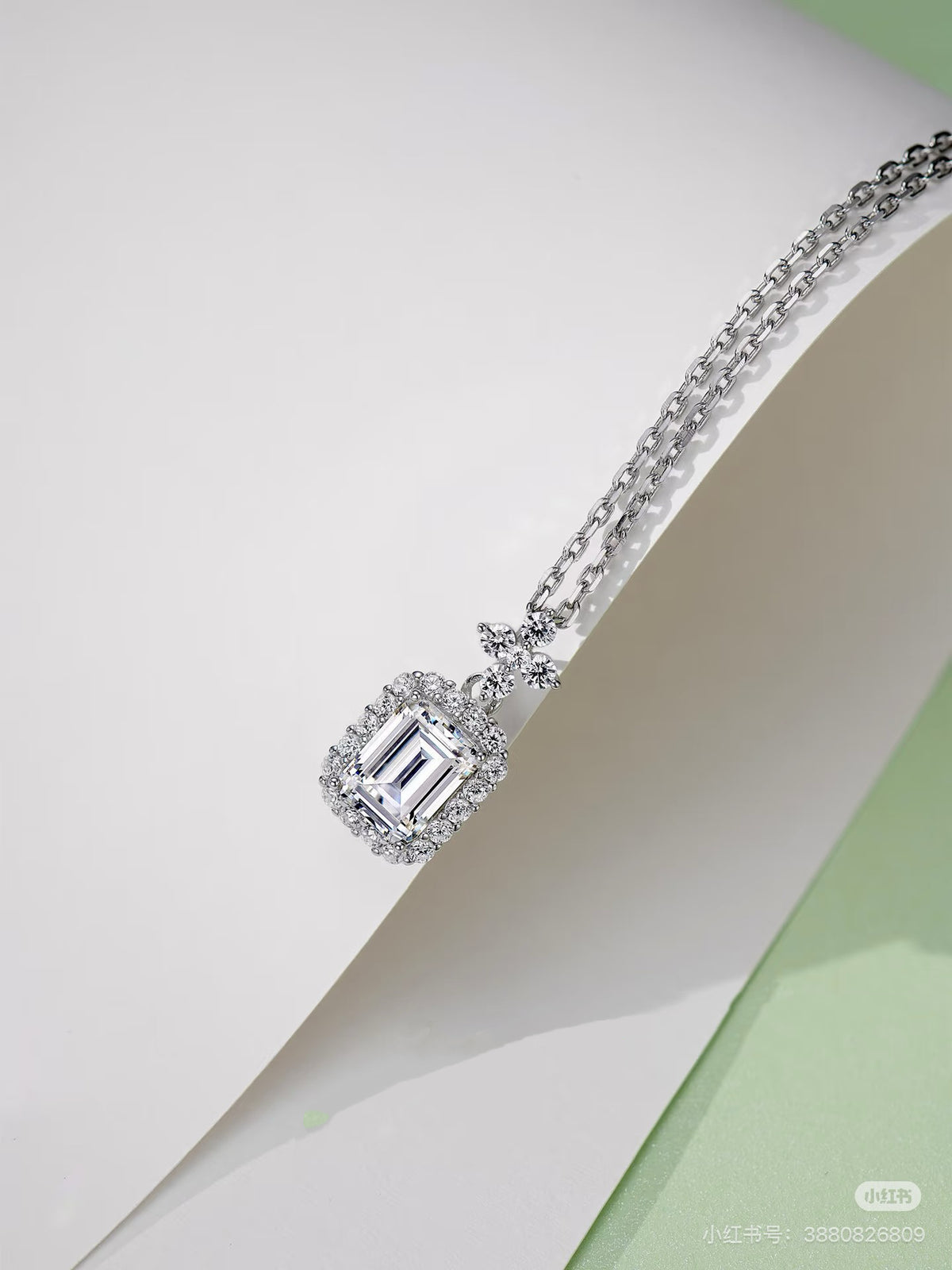 Perfume Bottle CZ Necklace