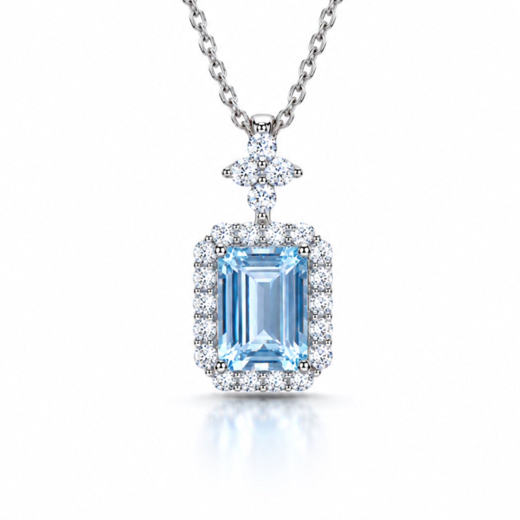 Celeste Blue Topaz Necklace