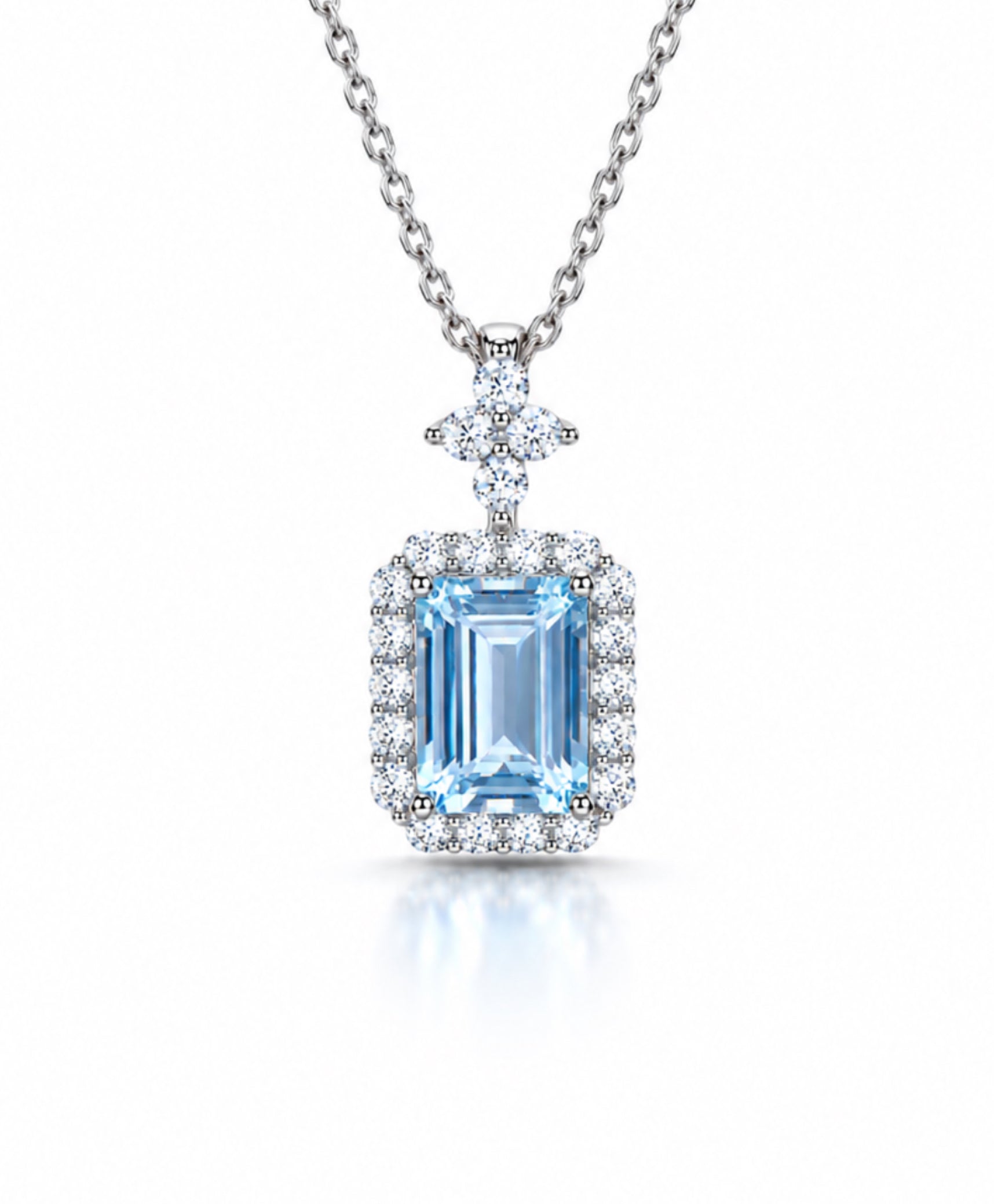Celeste Blue Topaz Necklace