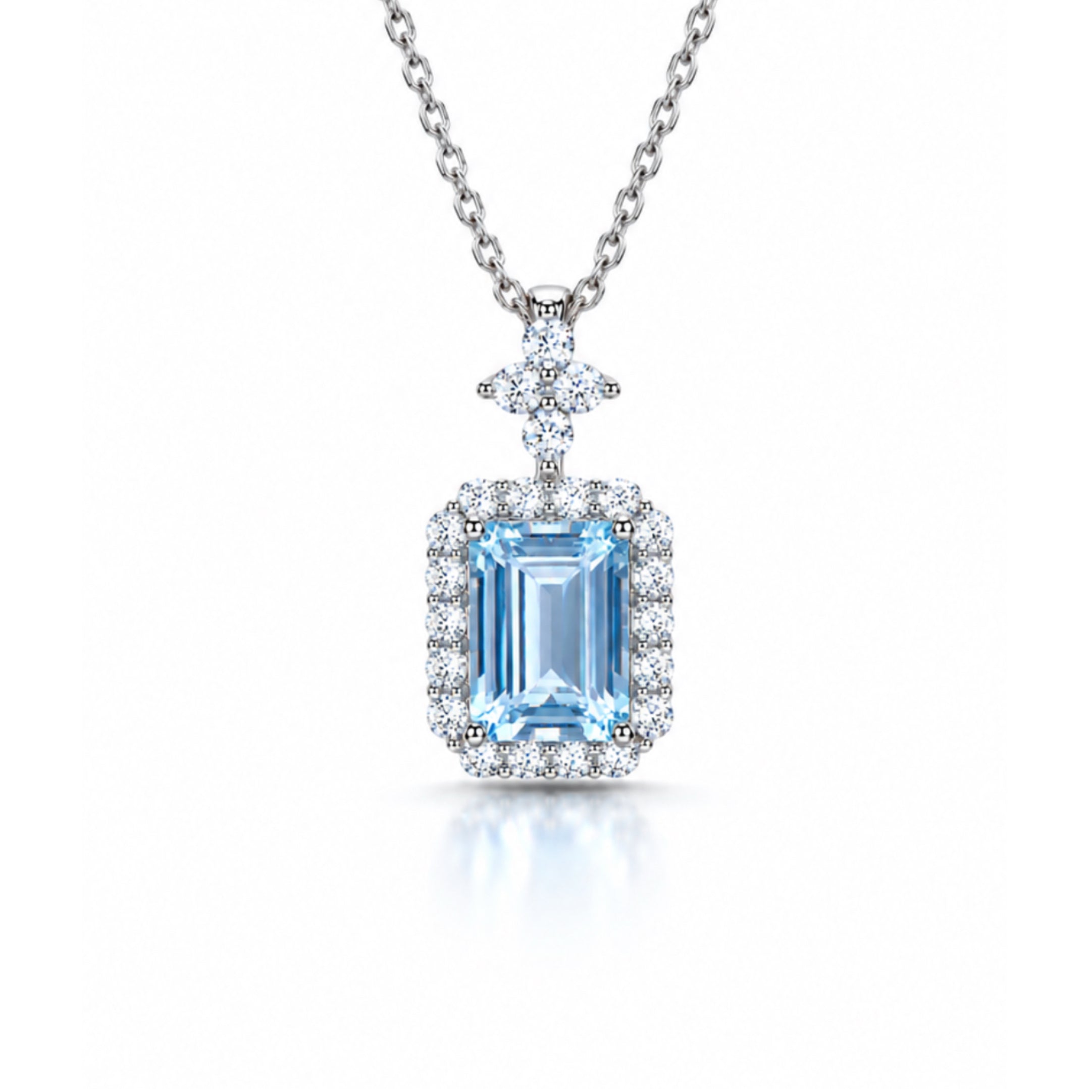 Celeste Blue Topaz Necklace