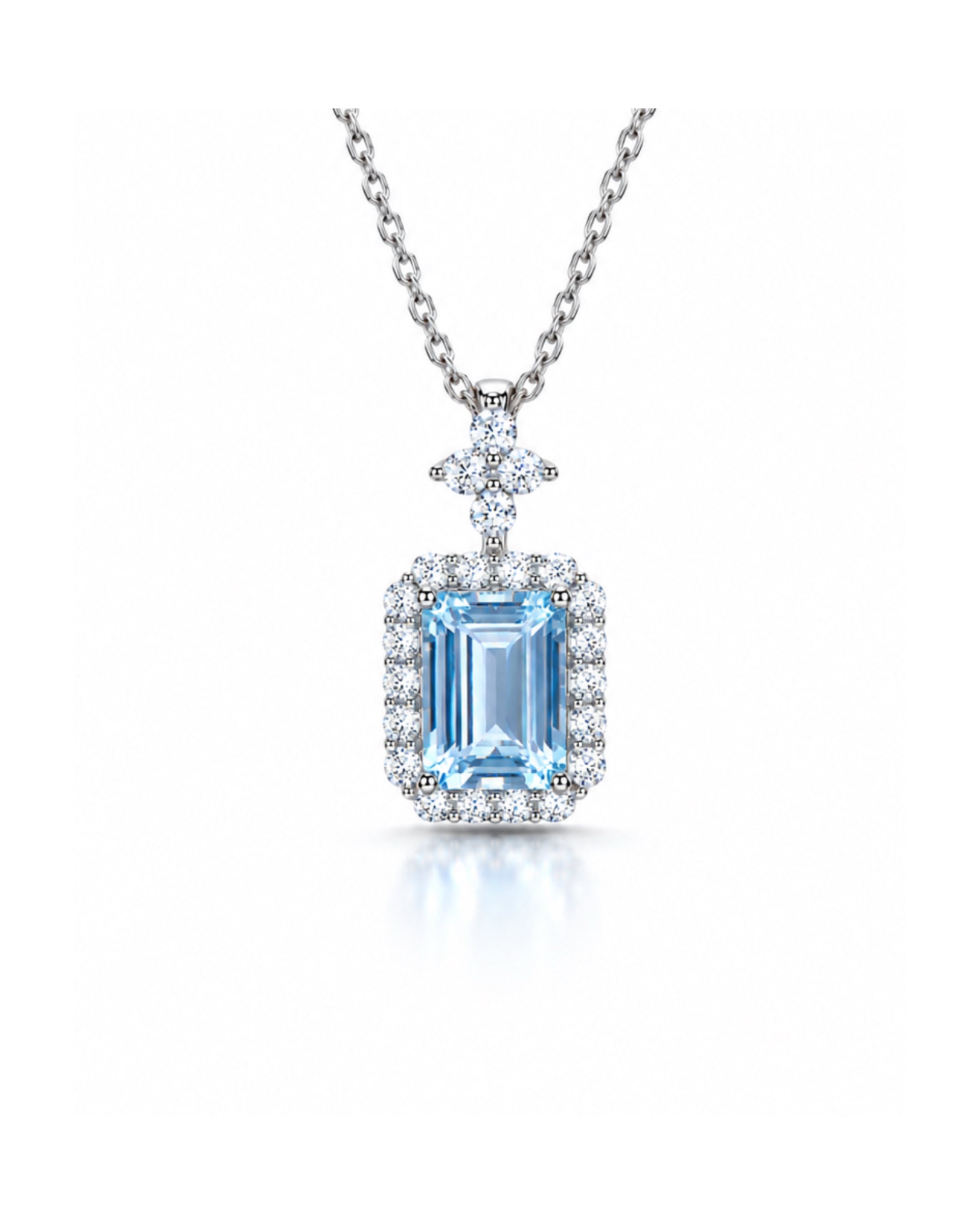 Celeste Blue Topaz Necklace