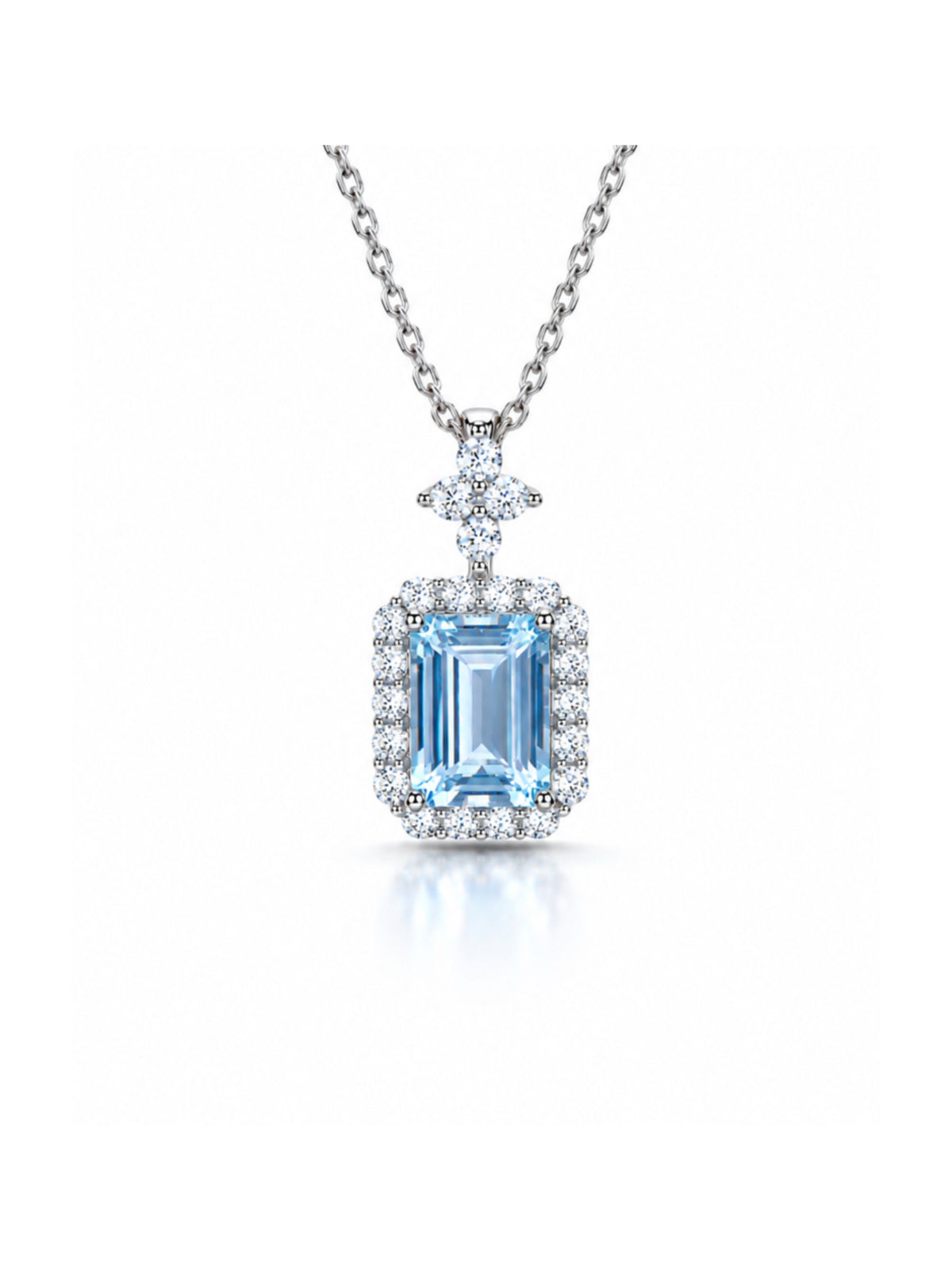 Celeste Blue Topaz Necklace