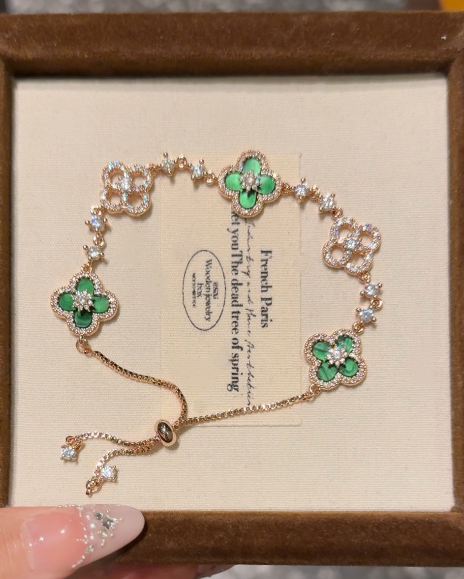 Green Cleef Bracelet