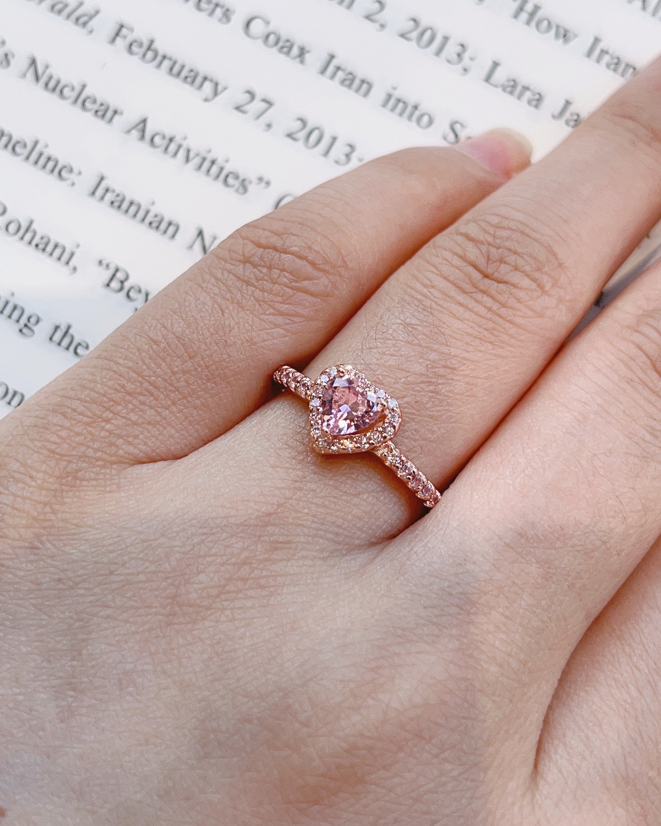 Elevated Heart Ring