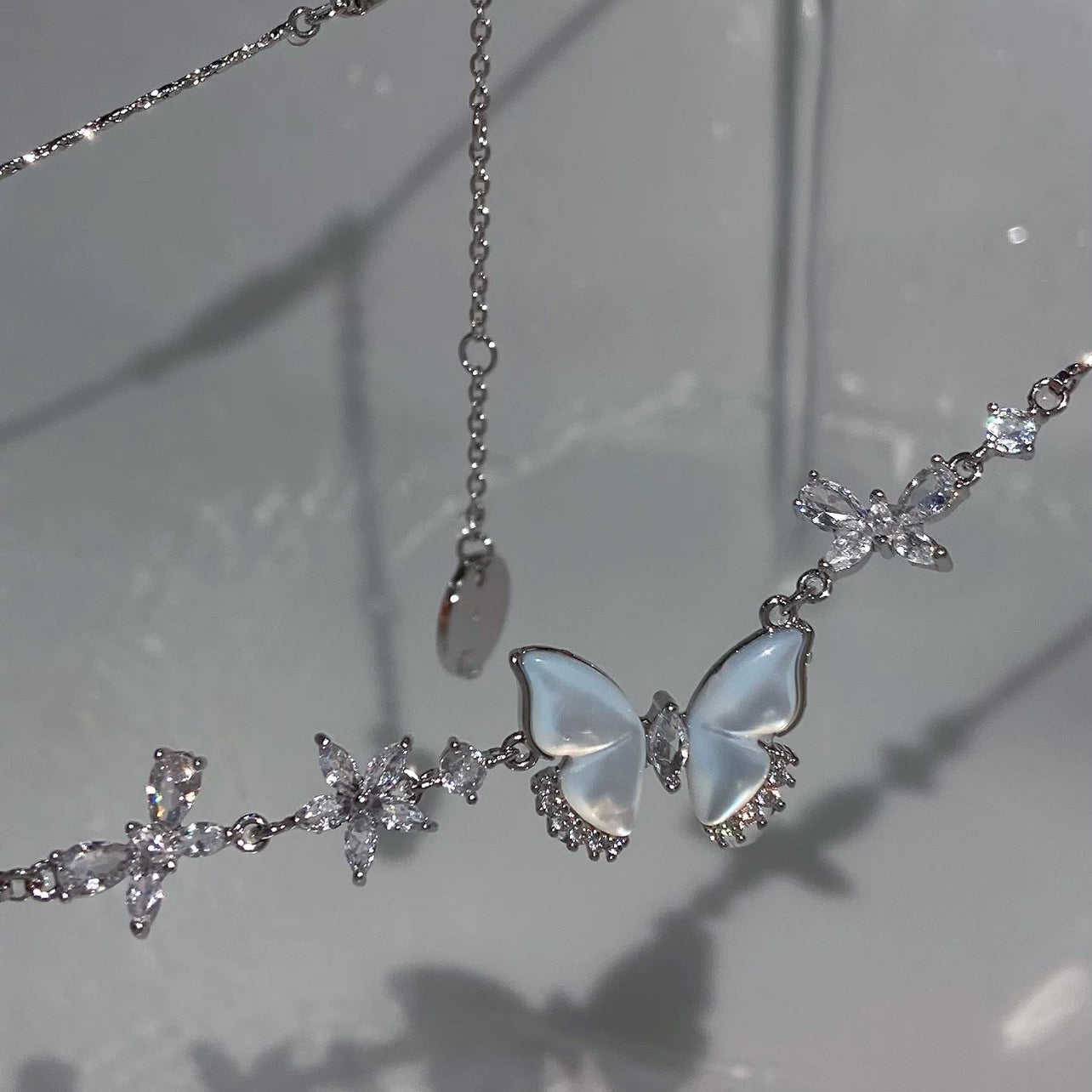 Butterfly necklace Y