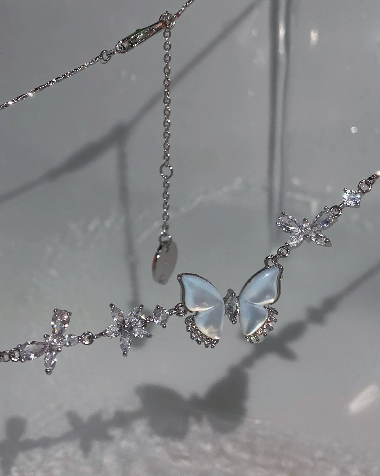 Butterfly necklace Y