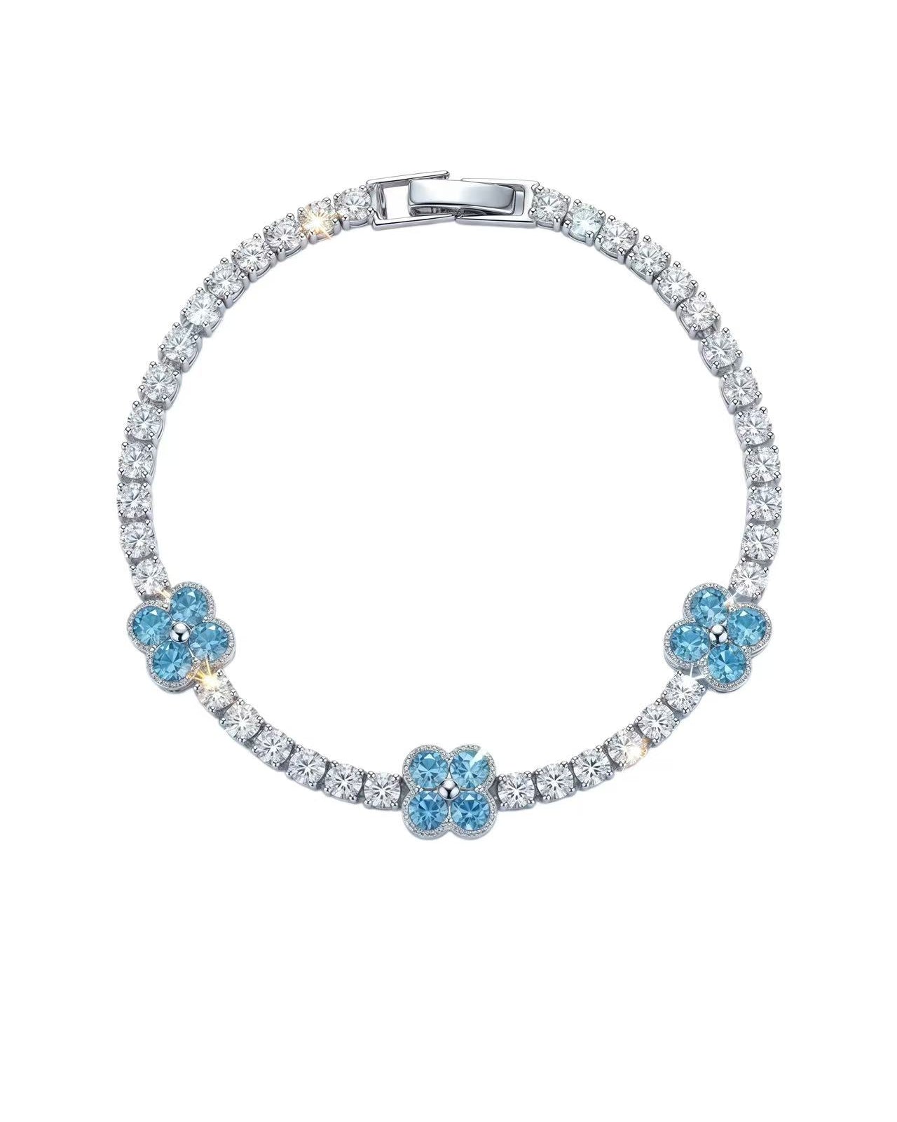 Ice Blue Tennis Bracelet